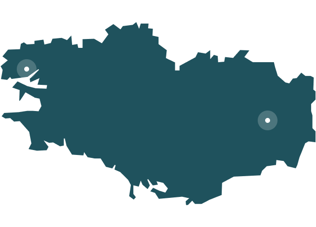 Carte des bénévoles CISIC - Bretagne
