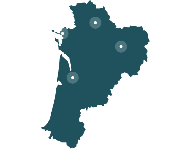 Carte des bénévoles CISIC - Nouvelle-Aquitaine