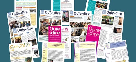 Couvertures du bulletin Ouïe-dire du CISIC