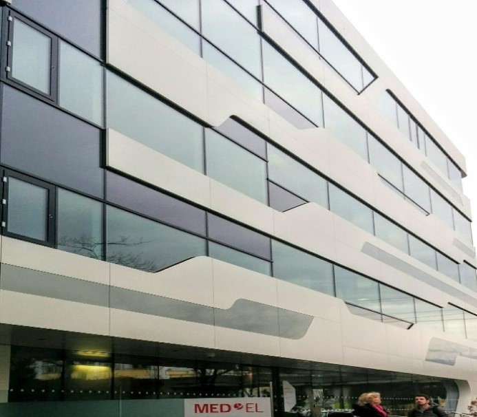 Bâtiment de MED-EL en Autriche